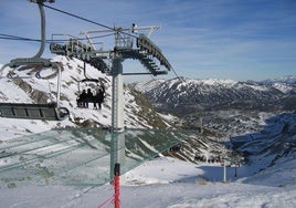 Estación invernal de San Isidro.