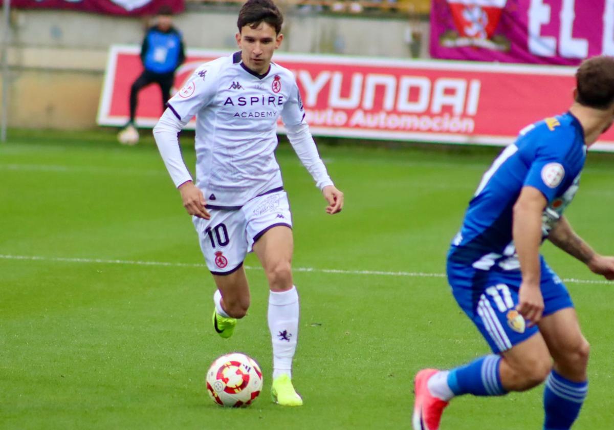 Luis Chacón, en un partido con la Cultural.