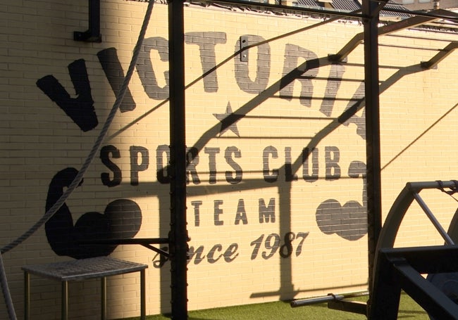 El centro deportivo cuenta con zona exterior de entrenamiento