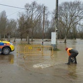 La borrasca Herminia provoca inundaciones en León: «Hay varios almacenes afectados»