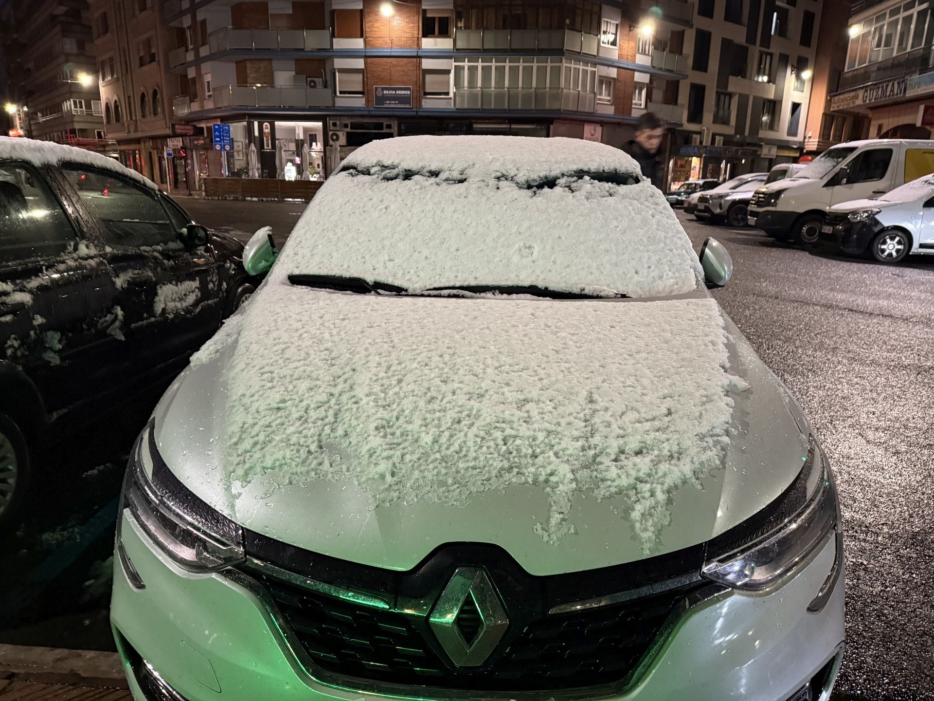 Nieve en León capital