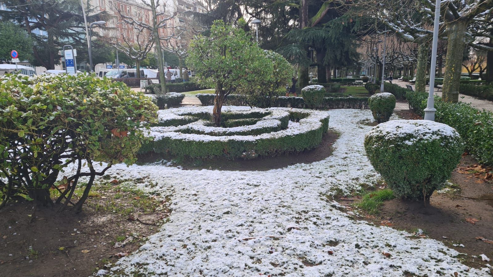 Las imágenes de la nieve en León