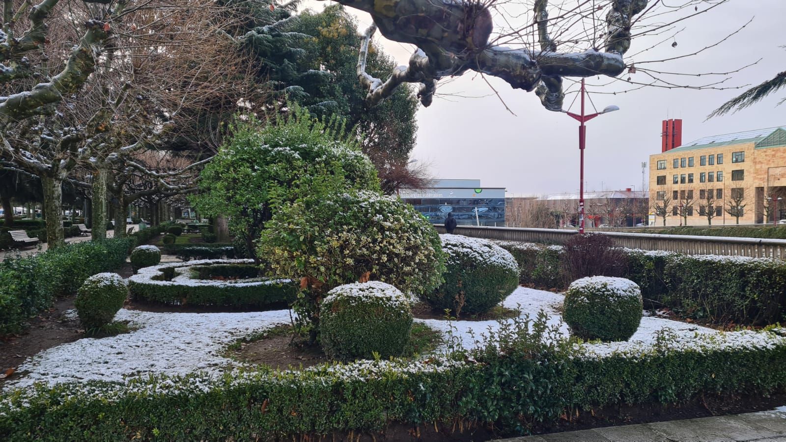 Las imágenes de la nieve en León