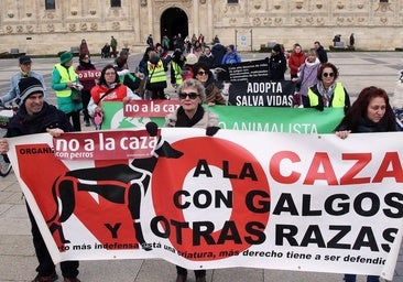 León se moviliza por la protección de los perros de caza y recuerda el caso de Katana