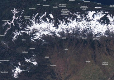 La imagen nevada de Copernicus que desata la polémica: «¡Eso es León!»