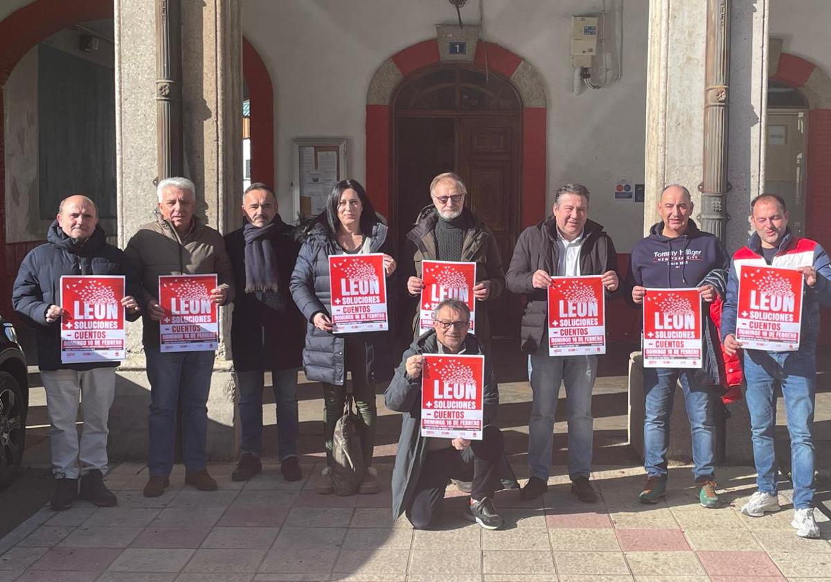 Reunión de los alcaldes y los sindicatos.