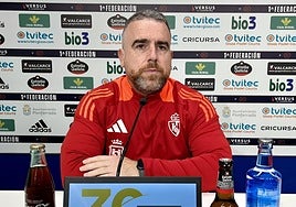Javi Rey, entrenador de la Deportiva.