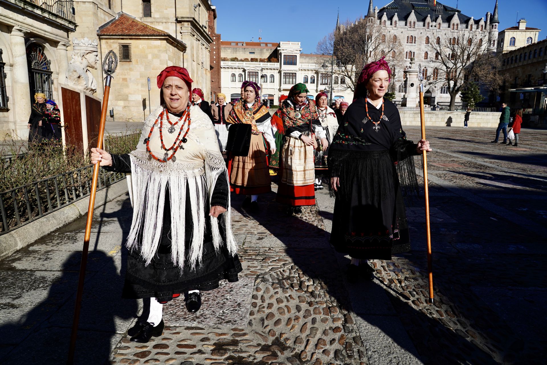 Celebración del Día de las Águedas en León