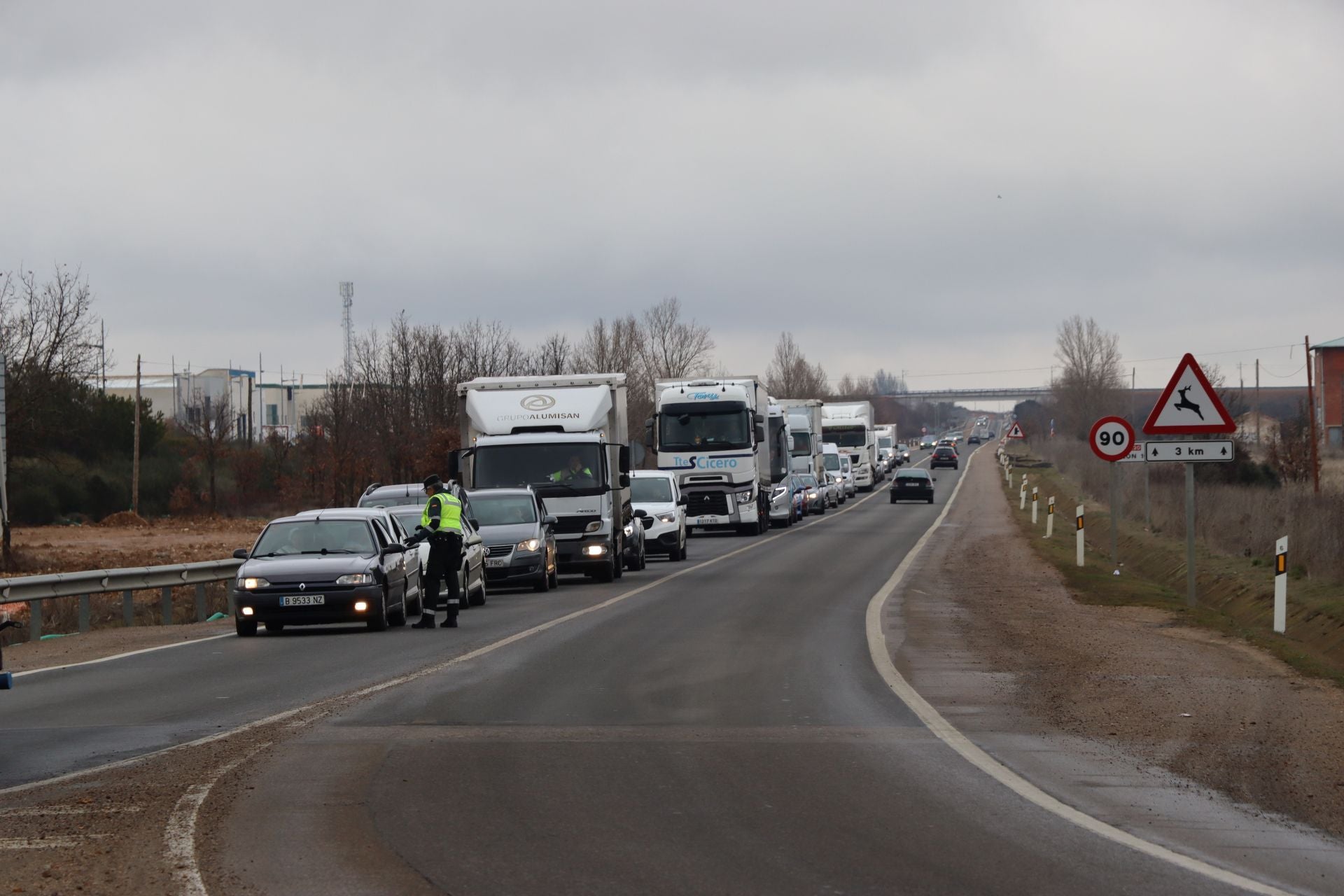 Las protestas del campo vuelven a las carreteras de León