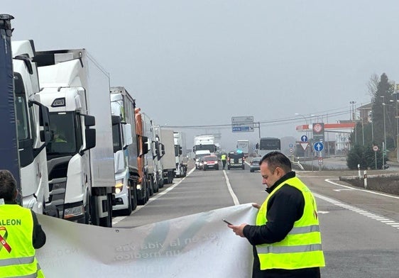 Protestas del campo y corte de carreteras.
