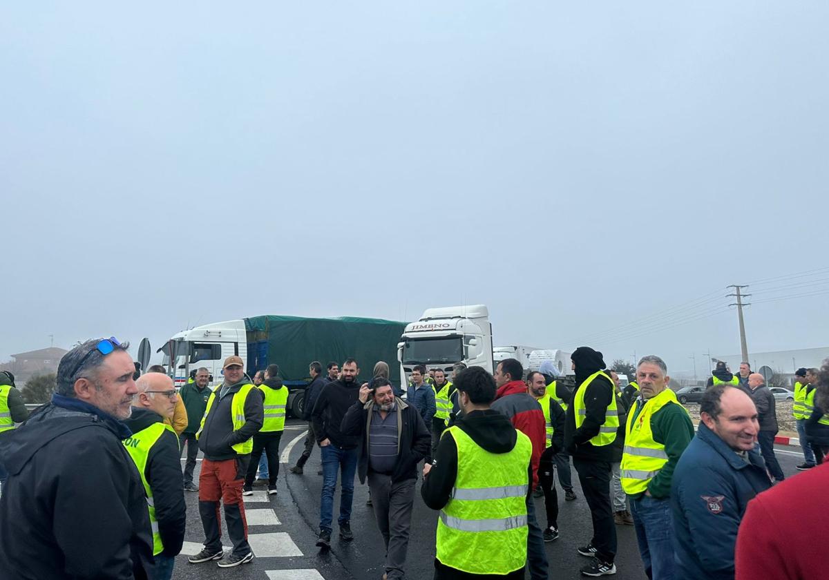 Protestas del campo y corte de carreteras.