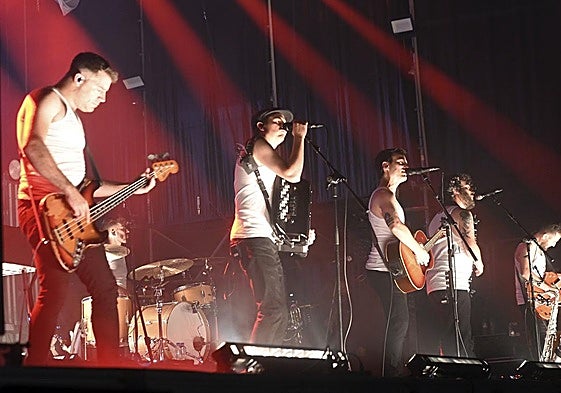 Concierto de La M.O.D.A en las fiestas de Burgos.