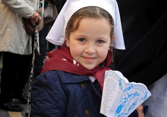 Procesión de antorchas de la Hospitalidad de Nuestra Señora de Lourdes en León