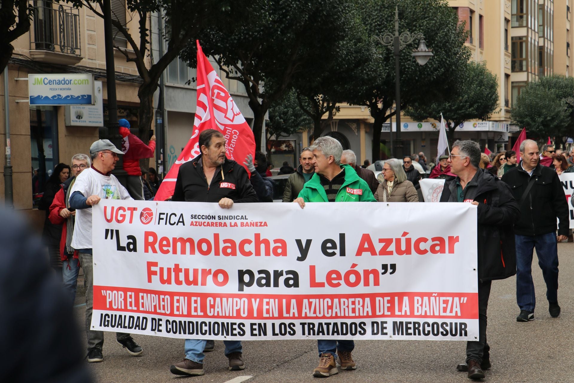 Las imágenes de la manifestación del 16-F en León