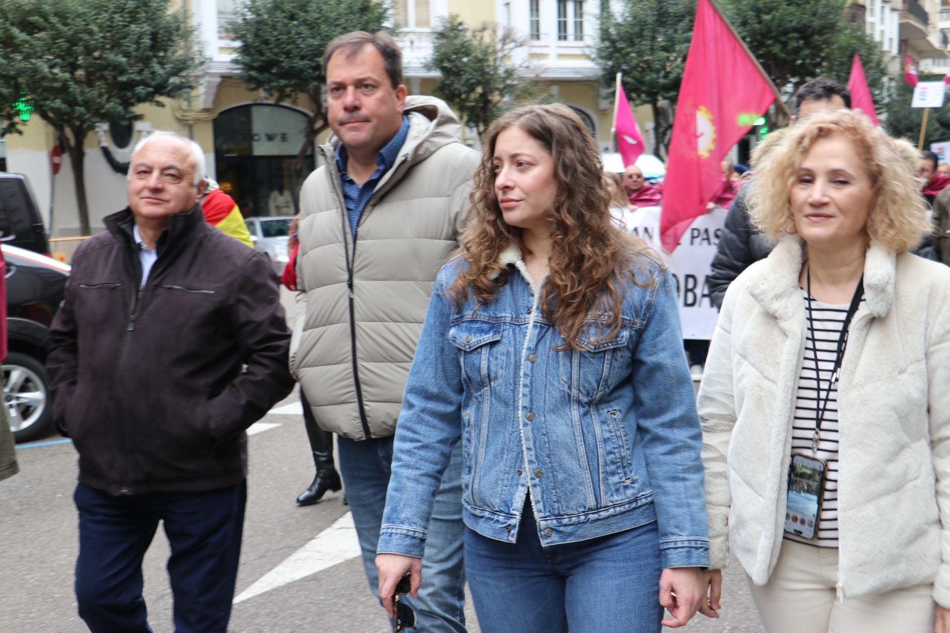 Las imágenes de la manifestación del 16-F en León