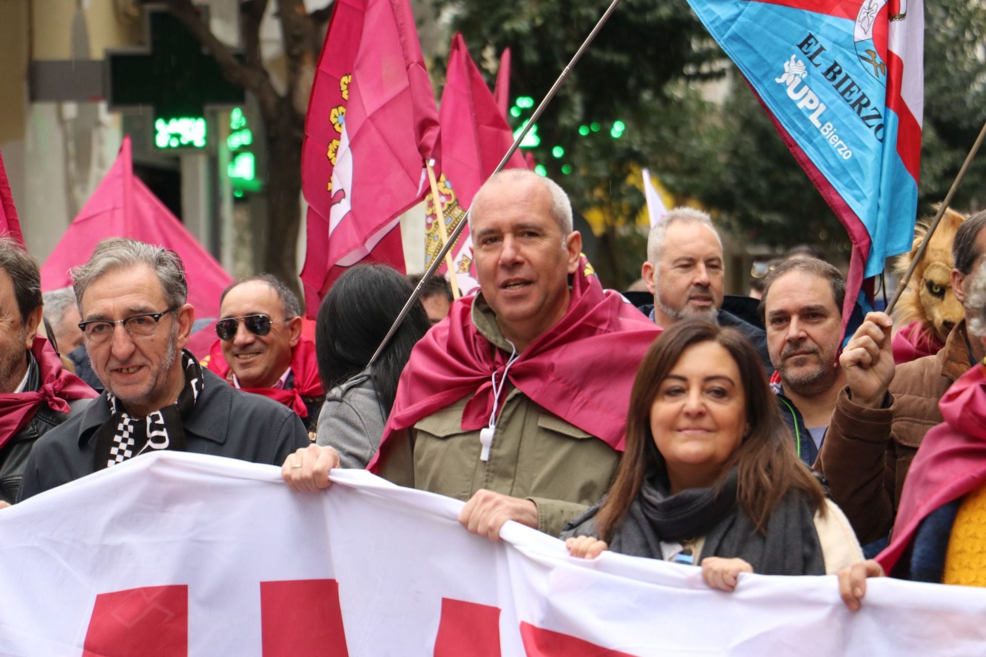 Las imágenes de la manifestación del 16-F en León