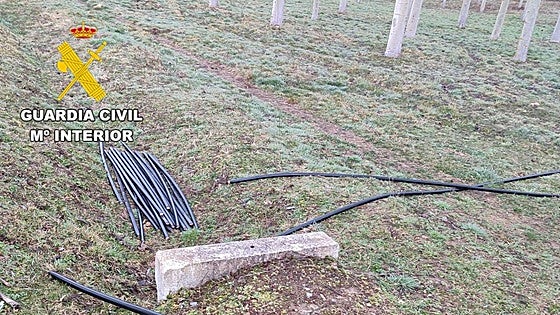 Recuperan 200 metros de cable robado y esclarecen hurtos en diferentes pueblos de León