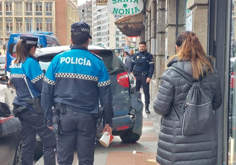 Atropello en una calle de León