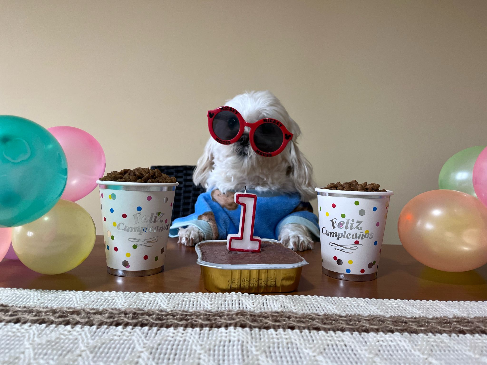 Maximiliano Betancourt González celebra su primer cumpleaños tras ser rechazado. Tiene falta de oxígeno desde que nació, no ve bien y depende de Carolina y su familia al 100%. 