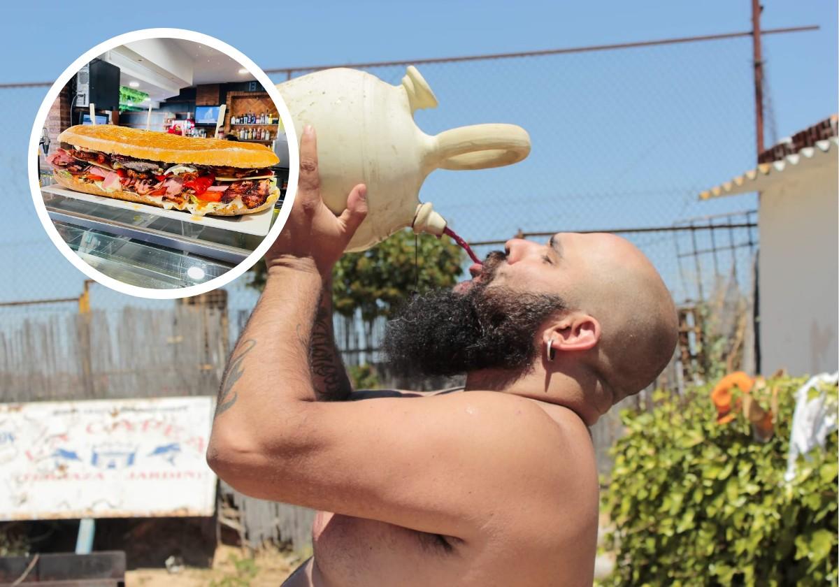 Desafío del 'bocatón' de 2,5 kilos en León: «No lo veo difícil, acabo de comer cuatro platos de cocido»