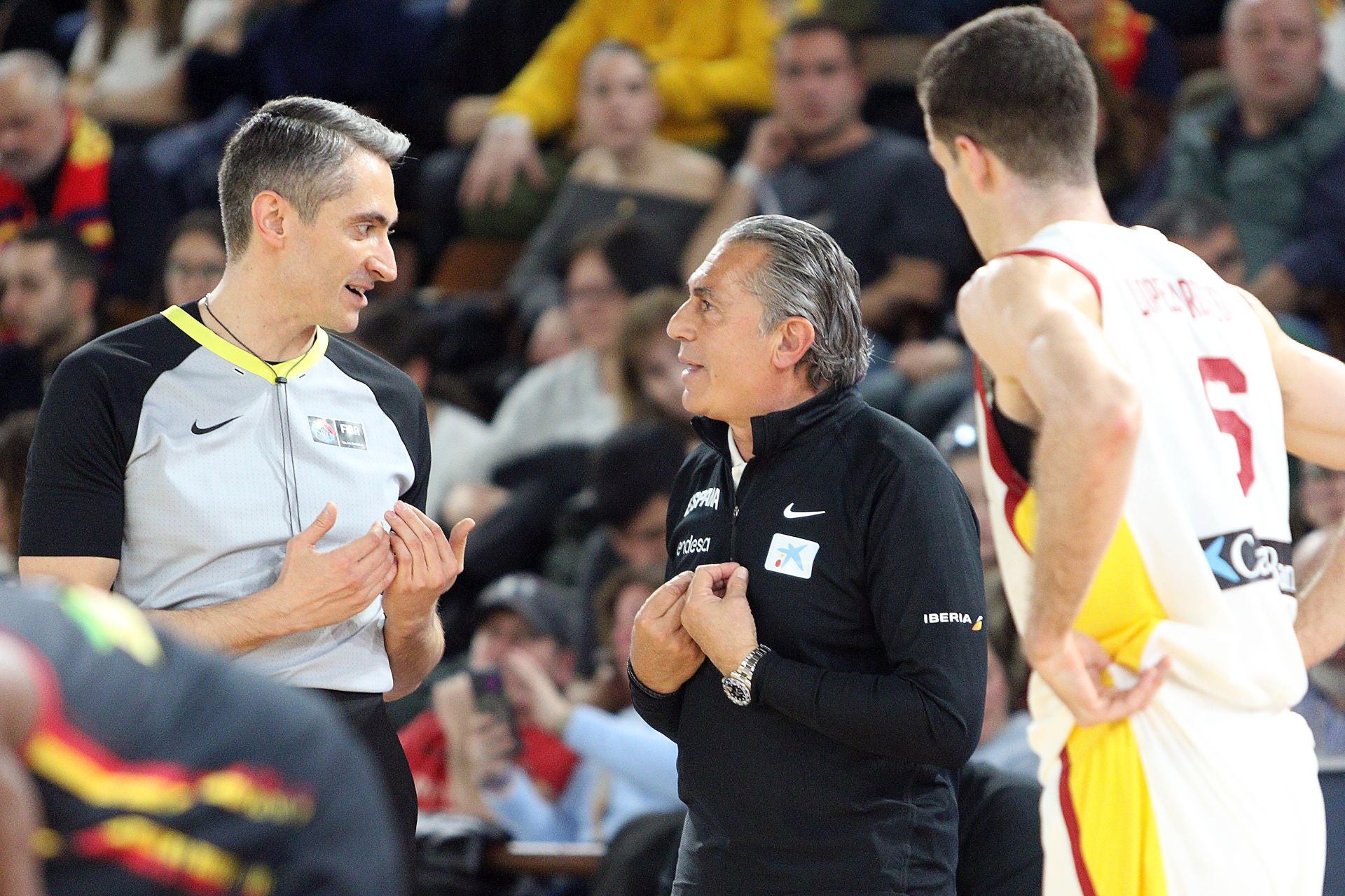 Las mejores imágenes del España-Bélgica en el Palacio de los Deportes