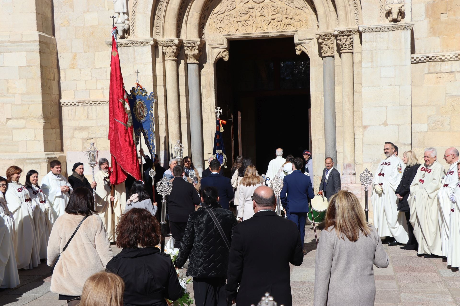 Última etapa de la peregrinación desde Sevilla y León