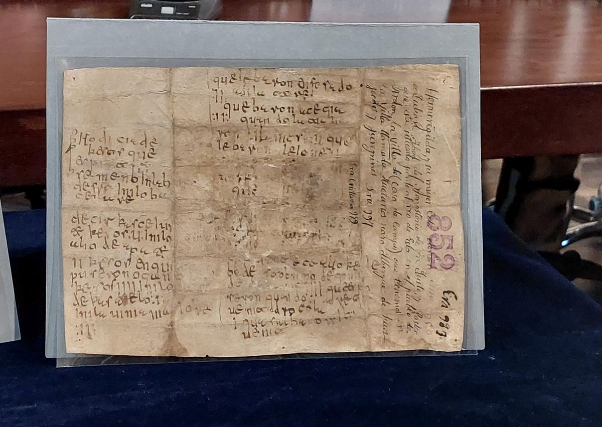 Imagen secundaria 1 - Restauración y presentación de los documentos.
