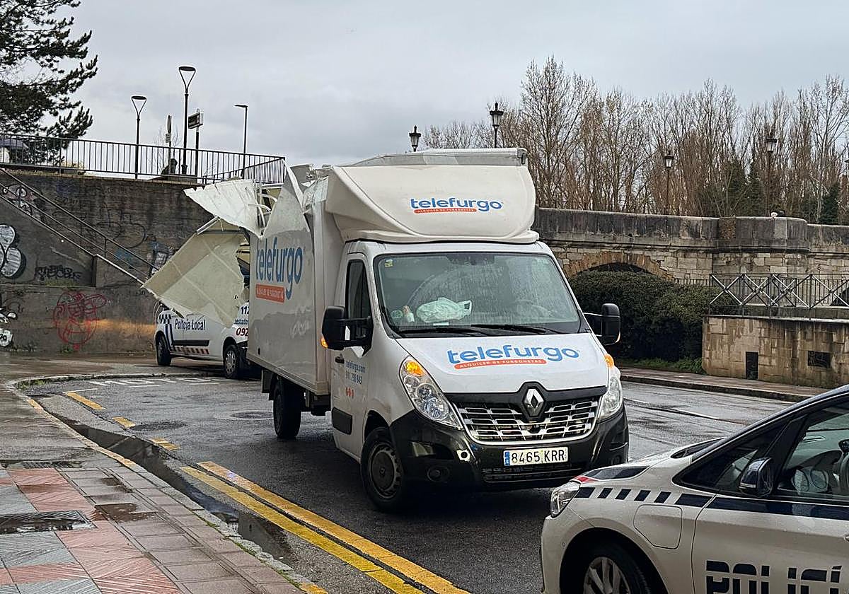 Imagen de la furgoneta.