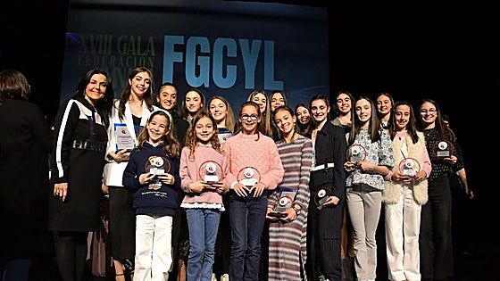 El Club Ritmo, coronado en la Gala de Gimnasia de Castilla y León