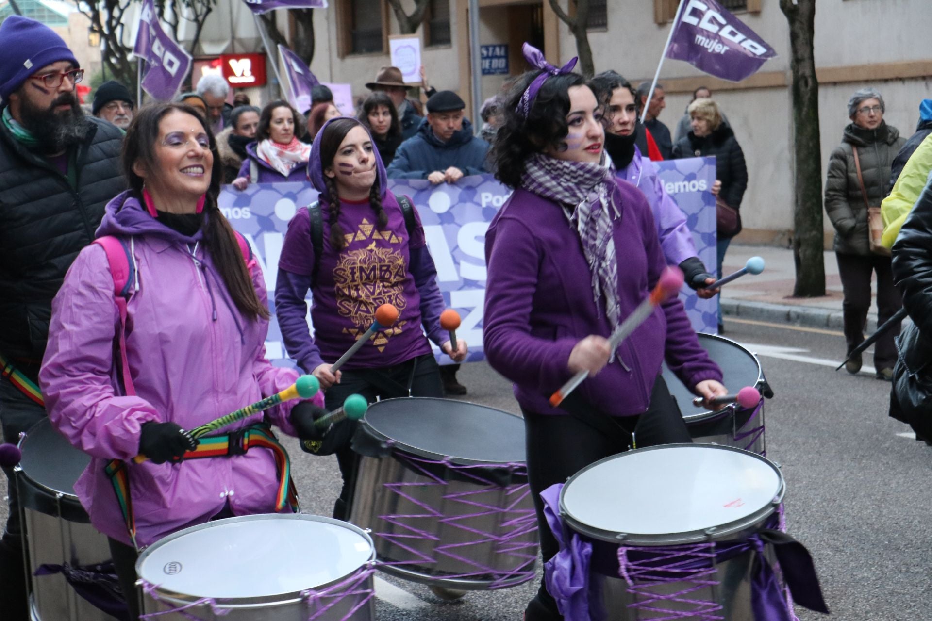 Las imágenes de la segunda manifestación por el 8M en León