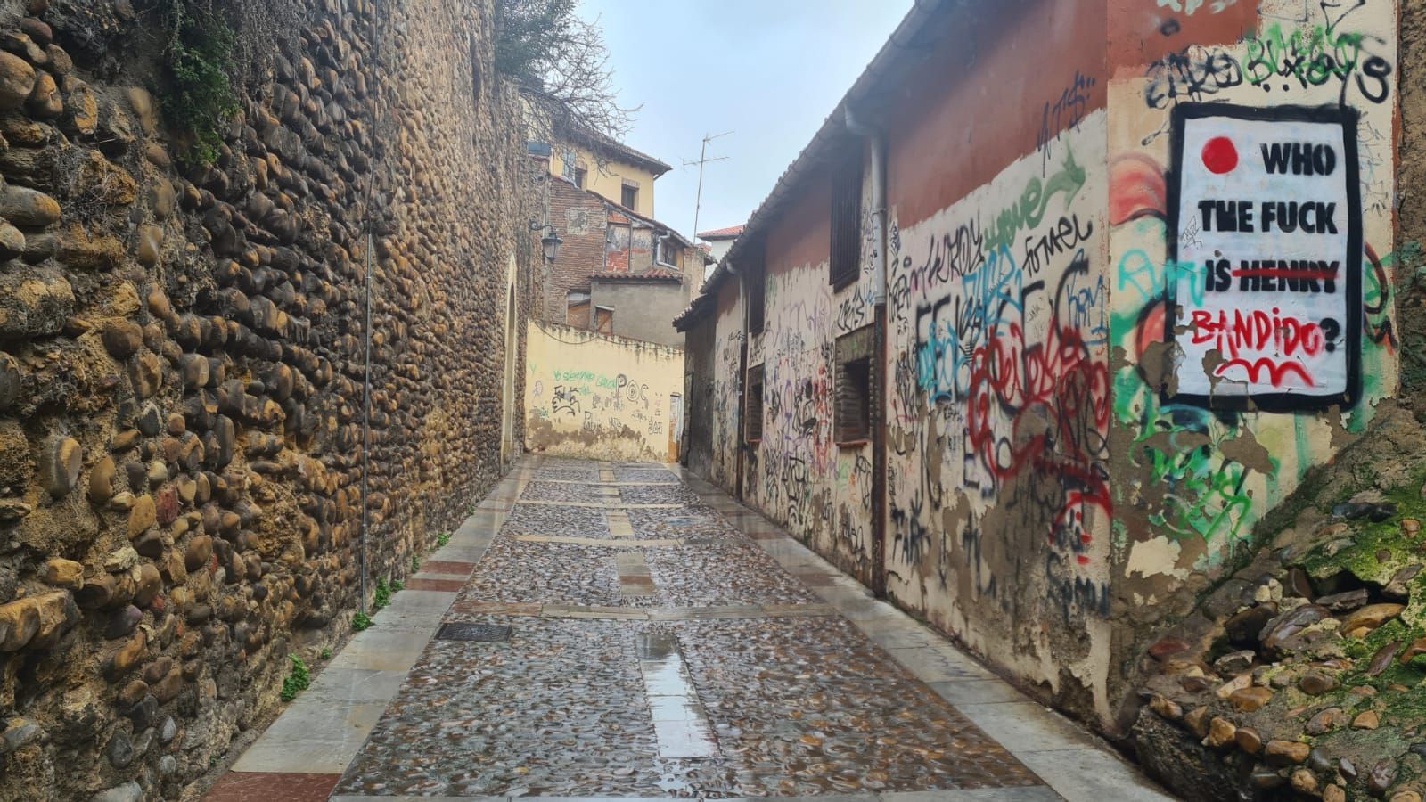 Así se encuentra el paseo de las Cercas de León