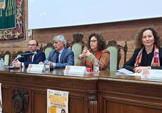 Imagen de la I Jornada de Divulgación Científica de la Universidad de León celebrada en 2024.