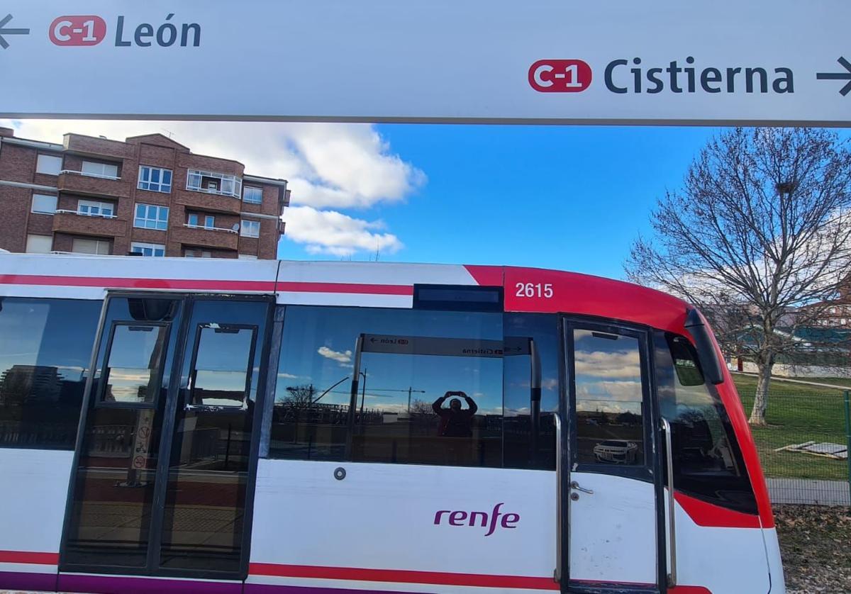 Recorrido en el cercanías entre León y Cistierna