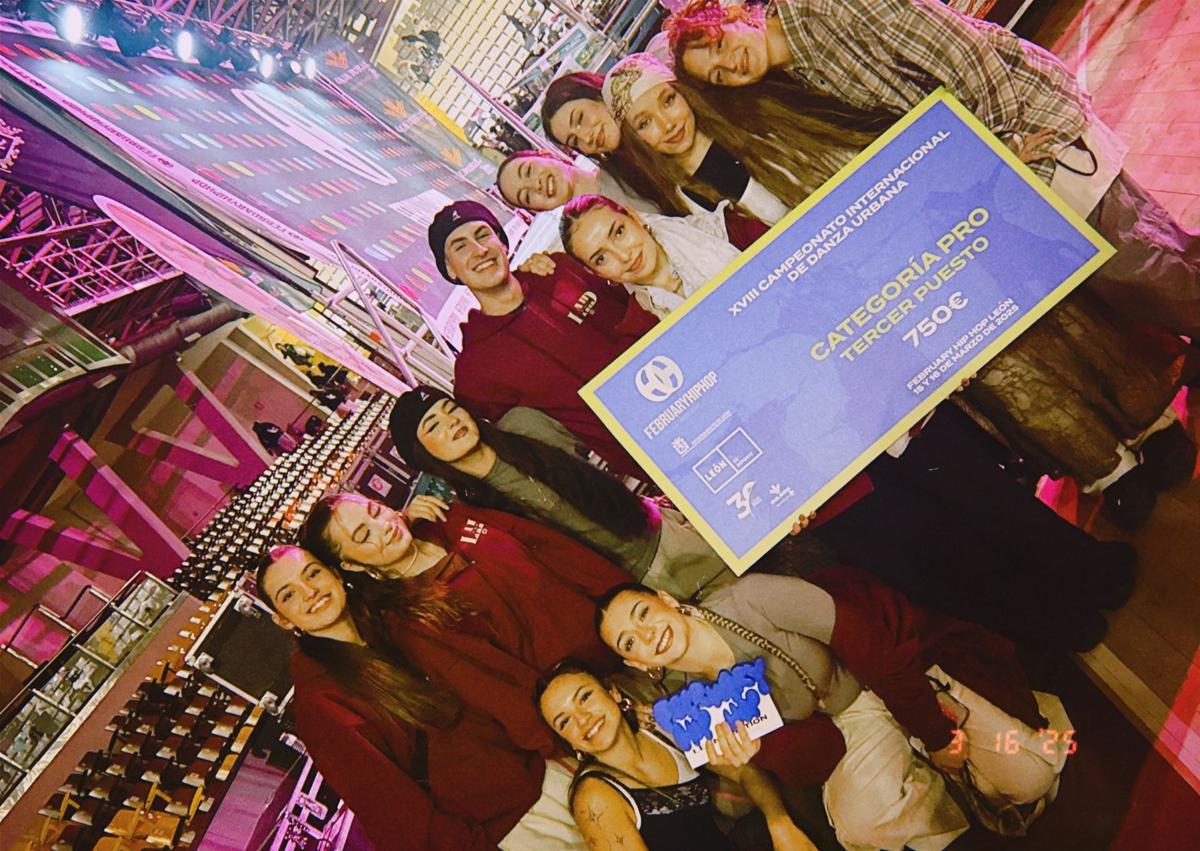 Imagen secundaria 1 - El estudio de baile leonés Infinity Dance arrasa en tres competiciones nacionales
