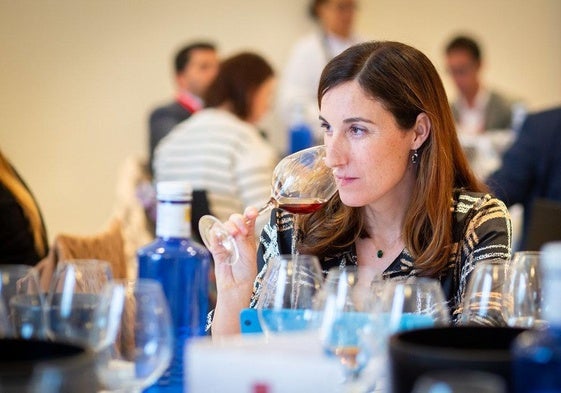 Cata en uno de los certámenes internacionales.