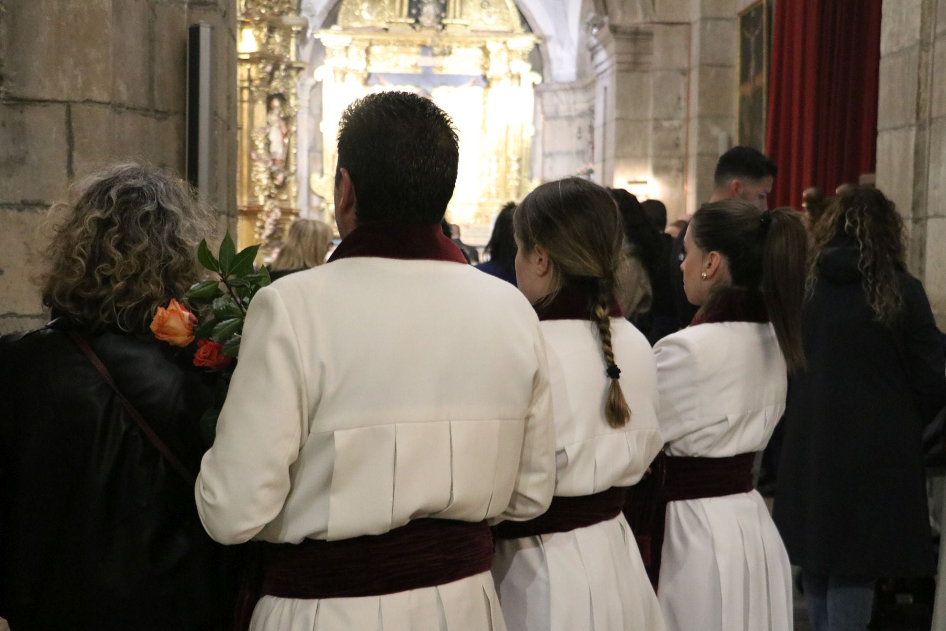 Las imágenes de la no procesión del Rosario de Pasión