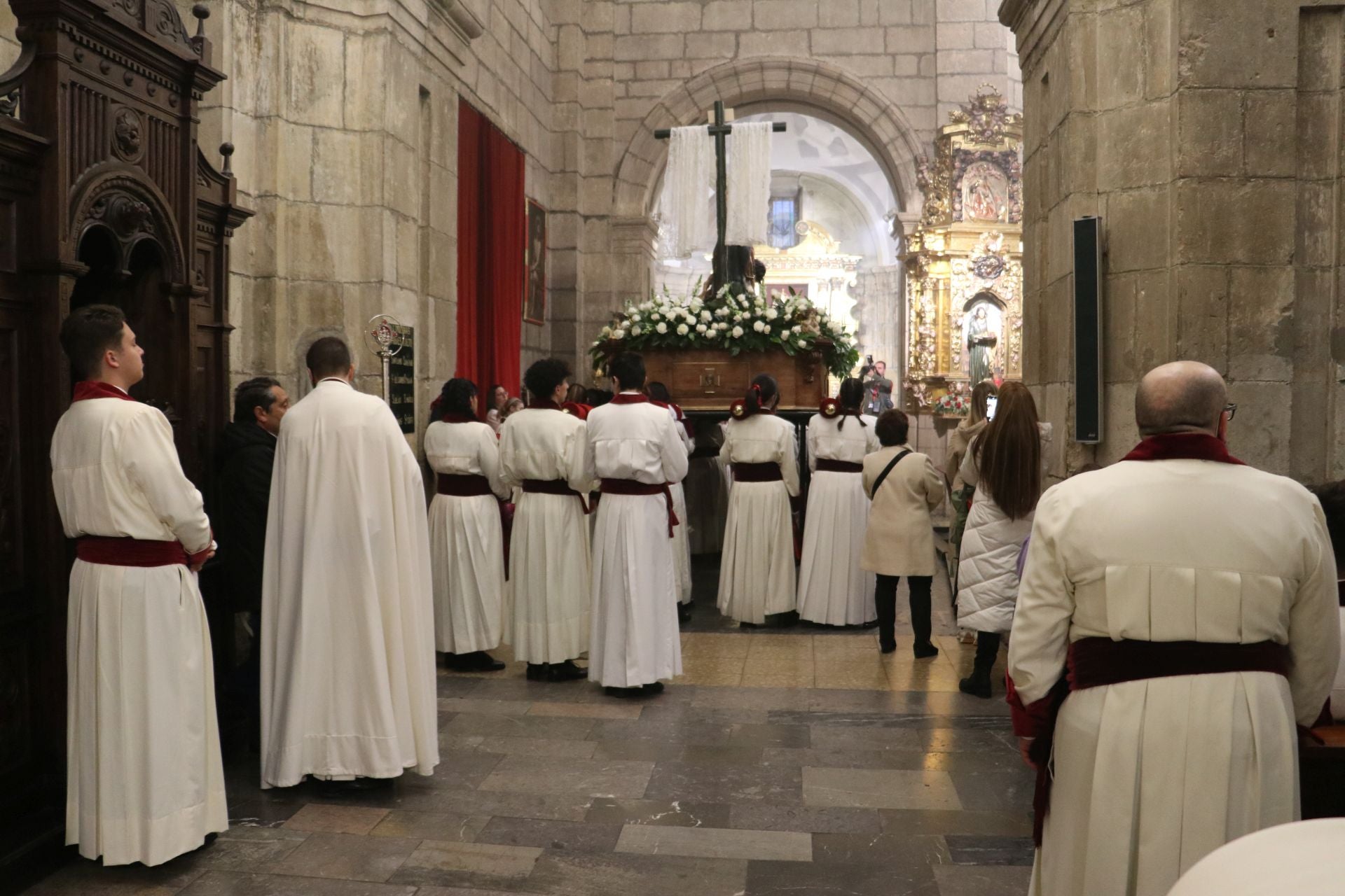 Las imágenes de la no procesión del Rosario de Pasión