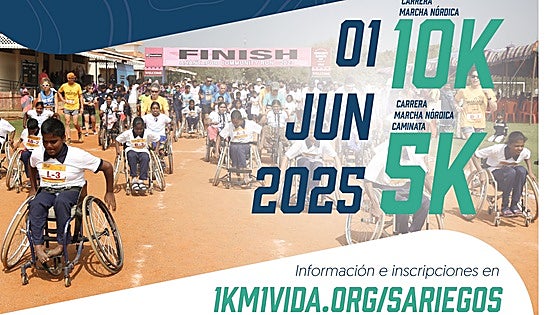 Sariegos acoge la primera edición de la Carrera Solidaria 1km1vida