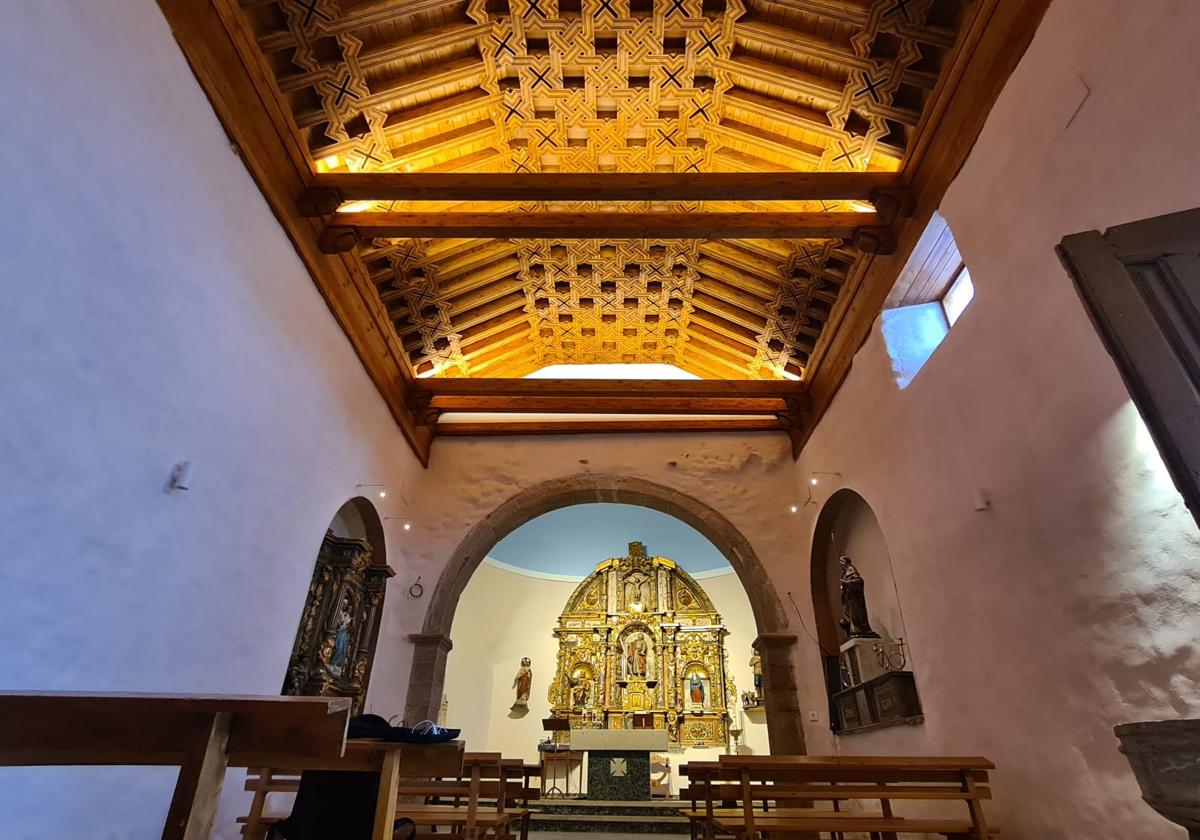 Así ha quedado la iglesia de Palacio de Torío tras ser rehabilitada
