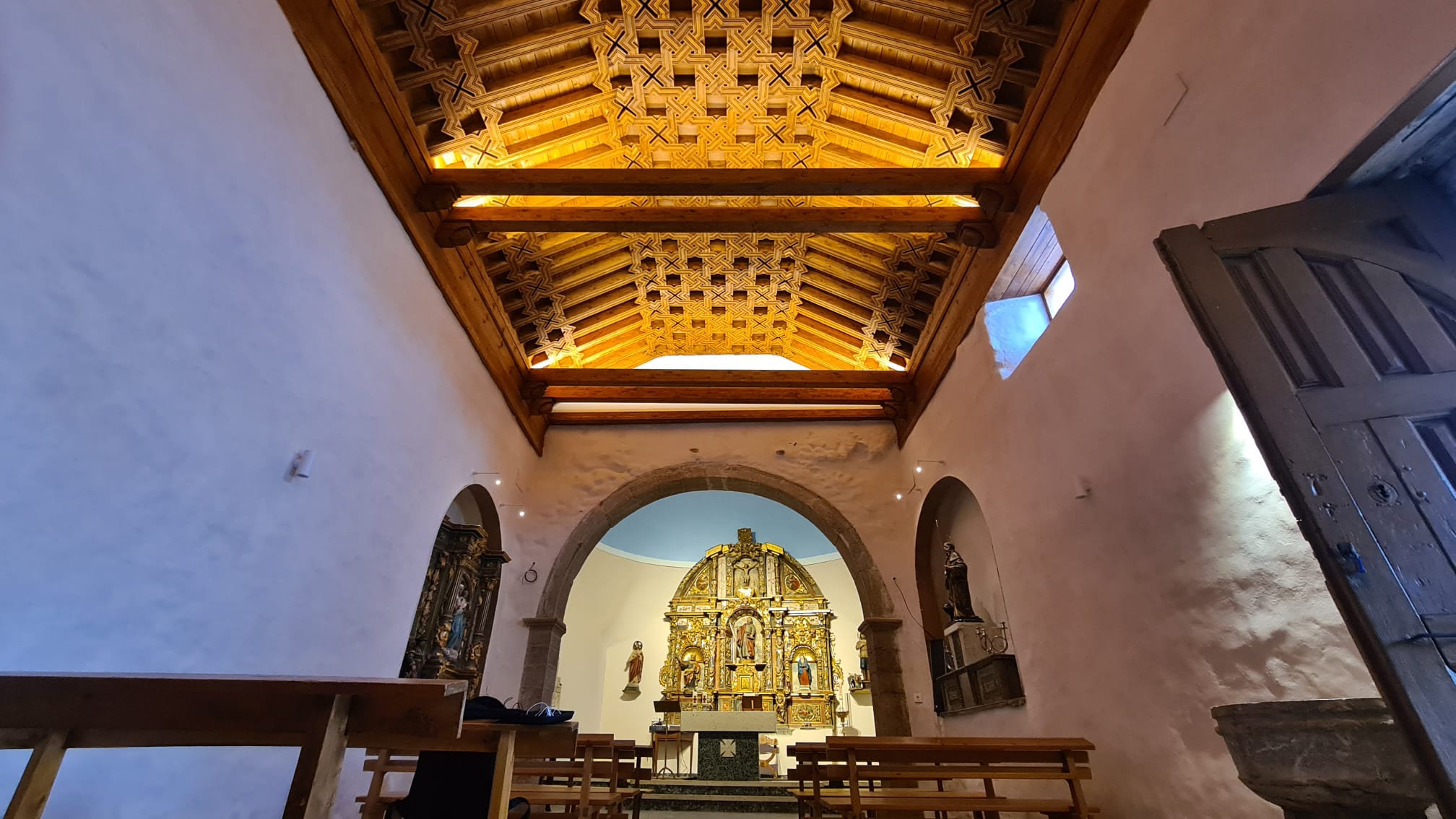 Así ha quedado la iglesia de Palacio de Torío tras ser rehabilitada