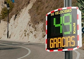 Imagen de un radar pedagógico.