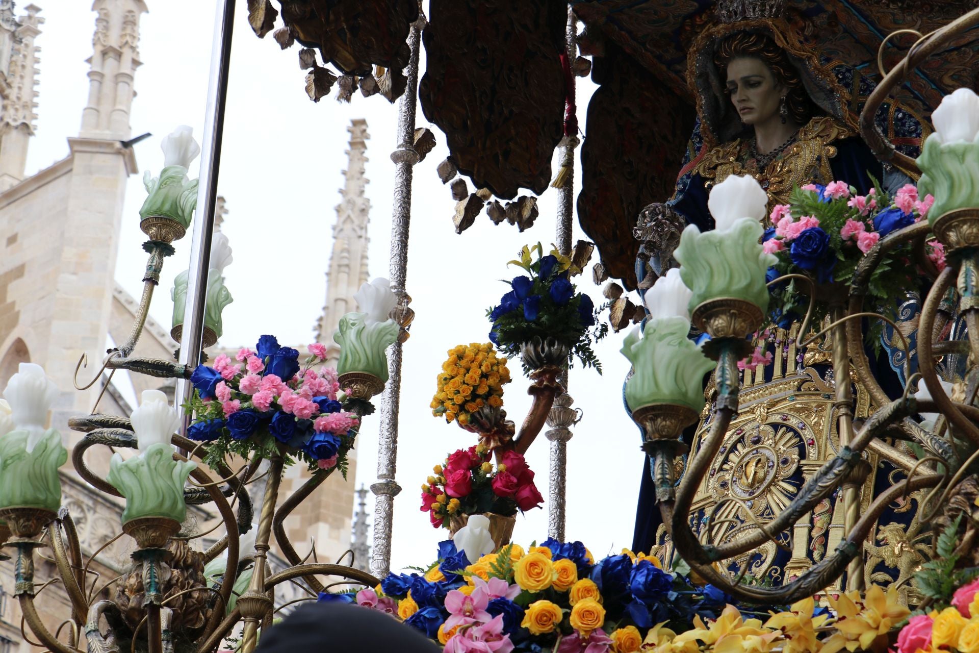 Las imágenes de la Procesión de la Despedida en León
