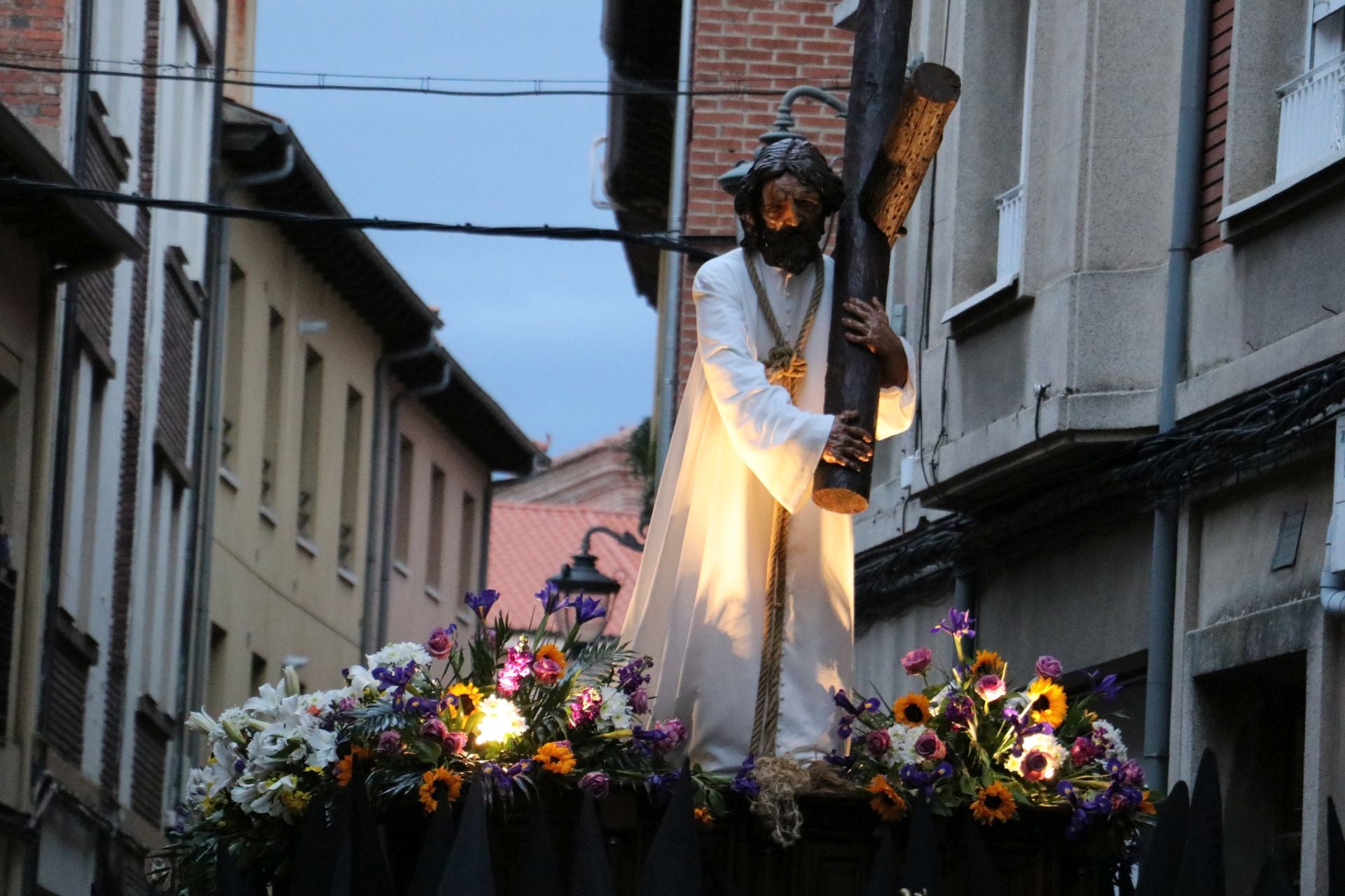 Las imágenes de la procesión de Tinieblas en León