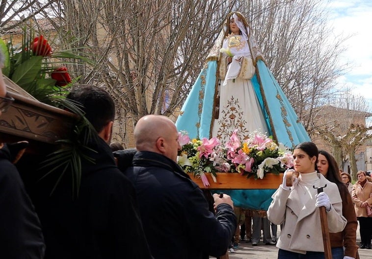 Acto del Encuentro en la Semana Santa de Boñar