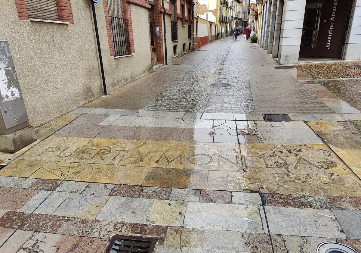 Zona en la que se produjo el apuñalamiento en la madrugada del Domingo de Resurrección en León.