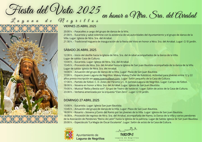 Programa de la Fiesta del Voto 2025