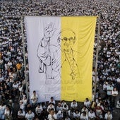 Despedida del papa Francisco en Roma.