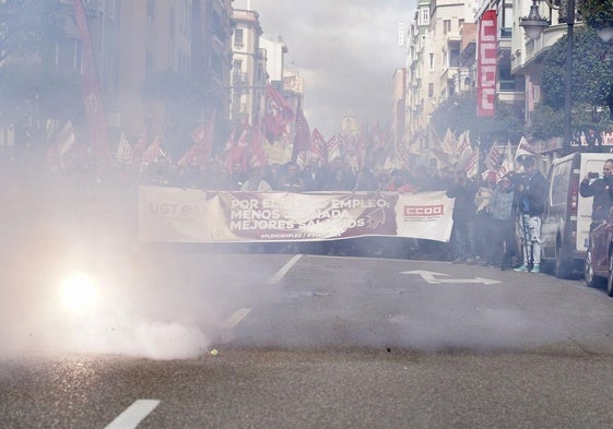 Manifestación por el 1º de mayo del año pasado.