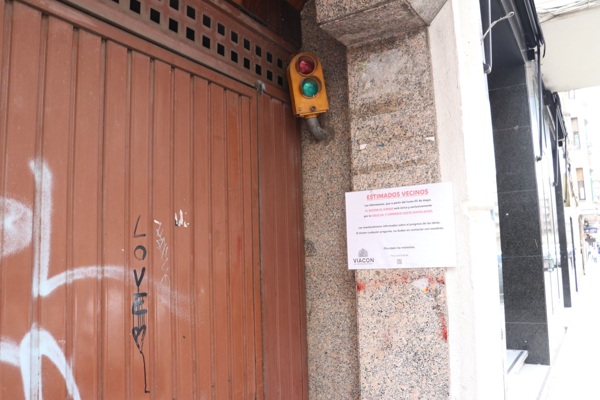 La calle Fuero se prepara para las obras de peatonalización