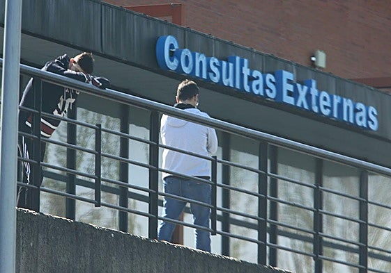 Área de triaje del hospital del Bierzo de Ponferrada en 2020.